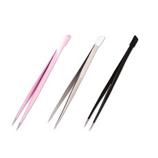 2way 꾹꾹 실리콘 네일핀셋 네일집게, 핑크, 1개