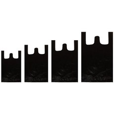 검은 중형 대형 100매 검정 비닐봉지 소형 특대형 비닐봉투, 1개