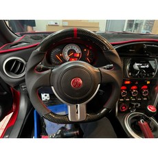 TOYOTA 86 碳纖維方向盤 紅線, 1個