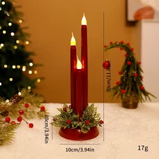 Betteruy LED 촛불 Flameless 배터리 Tealights 호박 촛불 할로윈 크리스마스 파티 장식에 대 한 벌크 가짜 양초, 02 red