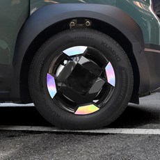 아이리온 PV5 용품 호환 휠 마스크 16인치, 헤어라인블랙, 1세트