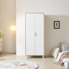 해해동동 비키(다리형)LPM(EO)800옷장or이불옷장-거울선택, 옷장, 거울미포함, 메이플 화이트