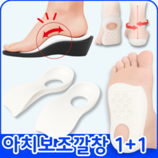 소윤해 아치 보조 기능성 패드 깔창 남녀공용 화이트 세트, 2세트
