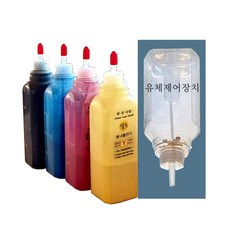 삼성 호환 토너칩 리필파우더 충전 CLT-404S C483FW C480W C433 C430, 검정+파랑+빨강+노랑 1회용, 1개