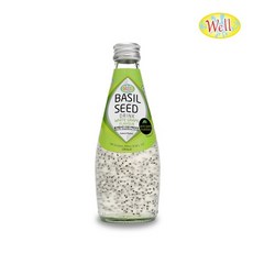 한국쥬맥스 웰 바질시드 백포도 290ml 12병, 12개
