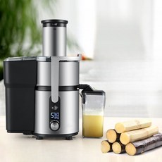 업소용 착즙기 카페 원액기 쥬서기 프레스 대용량 생강주스 셀러리주스, 기계식 800W 2단계 조절 칼망 추가, 단일 모델