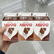 서울 초코우유, 200ml, 6개
