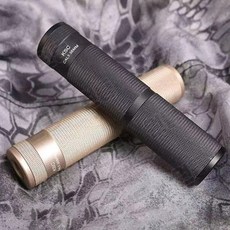 KSC 메탈 금속 소음기 14mm역나사 19mm, 1개, 골드