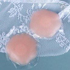 패치 밀착 실리콘 커버 한쌍 꽃 보정 여성 모양 투명 보조 가슴 용품 타입 속옷, 1개