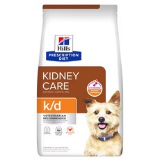 Hills 希爾思處方 犬用 k/d 腎臟病護理 6.5kg 狗處方 狗飼料 腎臟保健, 1個, 6.5kg(貨運最多3包)