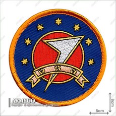 【ARMYGO】空軍第737聯隊 部隊章，精緻刺繡，軍事風格臂章，收藏紀念, 1個, A款,不車魔鬼氈, A款