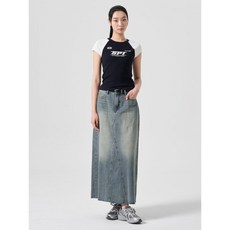[국내매장정품] 에잇세컨즈 8SECONDS 틴워싱 데님 스커트 스카이블루 (354427MP2Q) 354427MP2Q 168957