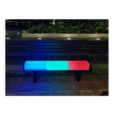led시소 장식 발광 카페 공원 230cm 펍 포토존, 4. 1.5m 무지개 의자