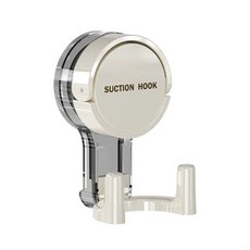 아이베란다 압축 레버 후크걸이 무타공 진공 훅 흡착식, 1개, 화이트