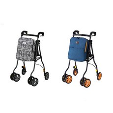 【海夫健康生活館】LZ WITHONE 銀髮族 健行車W, 藍色