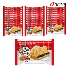 빙그레 붕어싸만코 호두과자 아이스크림 30개입 호두맛 옛날 아이스크림, 30개, 150ml