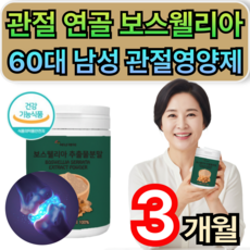 대용량 관절 연골 보스웰리아 분말 가루 인도산100% 60대 남성 여성 무릎연골 관절영양제 휘게라이프, 3개, 230g