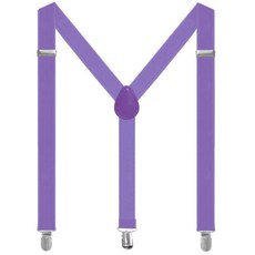 성인 멜빵 어른 얇은 어깨 집게멜빵 퍼플art3+6ktD