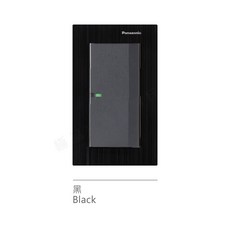 Panasonic 國際 GLATIMA 系列 埋入式開關 一開四路, 1個, WTGF6101B【黑色】直式,WTGF5154H【灰色】