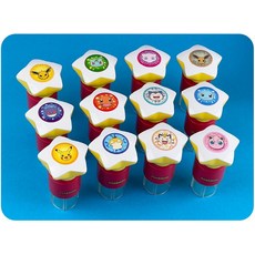 비브랜드 포켓몬 캐릭터 스티커 도장놀이 스탬프