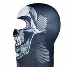 BUFF 西班牙 蒙面頭巾 透氣 單車頭巾 多功能頭巾, 灰骷髏,Free