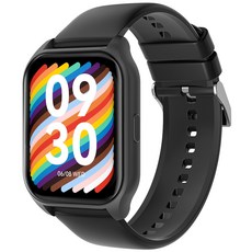 DAICOO 통화가능 GPS 블루투스 스마트워치 42mm, 블랙, 4.2cm, GPS + 블루투스