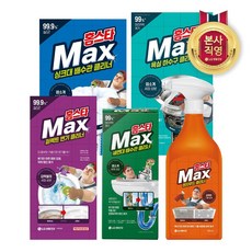 홈스타 맥스 클리너 3개 (세면대/변기/싱크대/렌지후드/욕실하수구 클리너1입 중 택1), 욕실하수구, 500ml