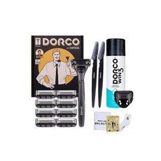 SLEEK 슬릭 모션 쉐이빙폼 210ml 4개+증정(엣지면도기)/면도용품, 도루코X김퇴사 콜라보 면도기획세트 +증정(굿즈3종)/출