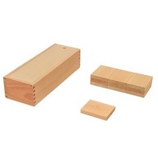 蒙氏重量板感統玩具，兒童感官統合訓練教具，啟發自主學習與探索, 木色, 1套, 1人