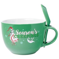 Silver Buffalo Gilmore Girls Luke's Diner 로고 세라믹 수프 머그 680.4g(24온스), Nightmare Before Christmas: Se