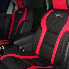 제이코컴퍼니 노블레스 메쉬 시트커버 사계절시트 카시트 자동차시트, 레드, 1개