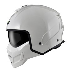 ASTONE SK6-素色可拆式全罩安全帽，可拆式面甲，排釦設計，鏡片快拆, 冷灰