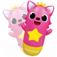 핑크퐁 에어펀치백 대형(핑크), 1개