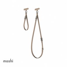 Moshi 2合1 背帶/手腕帶, 燻木棕, 1個