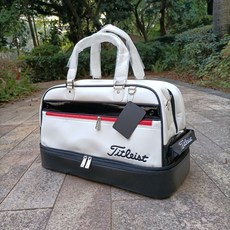 雙層高爾夫衣物鞋包男女球包手提包大容量衣服獨立golf 高爾夫衣物袋 高爾夫球袋 高爾夫球包 高爾夫衣物包, 白色, 1個
