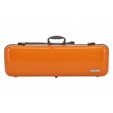 亮橘色時尚小提琴盒，輕巧堅固，附密碼鎖，保護您的珍貴樂器, 1個