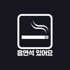 [스윗스페이스] 매장안내 스티커 정사각형 [1] 화이트칼라 -매장정보 알림 안내 스티커 인테리어 데코 시트지, 5-5