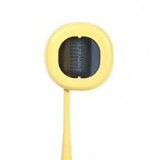 울트라웨이브 UV C LED 1구 칫솔살균기, TS-ZERO, 옐로우
