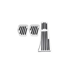 자동차 가스 브레이크 페달 고무 미끄럼 방지 발판 풋 커버 패드, 4. MT 3pcs, 기본