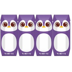 파스퇴르 꼬미루미 믹스베리 멸균우유, 125ml, 4개