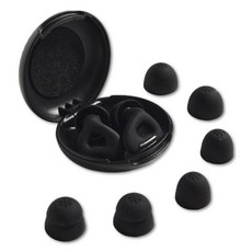 머스트해빙 군인 소음 차단 수면 이어플러그 블랙, 1세트, 1쌍