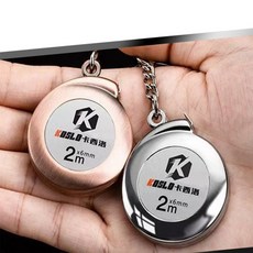 언니네 미니줄자키링 키링악세사리, 실버 062490YS