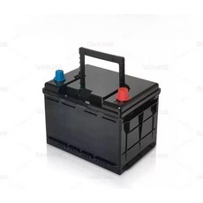 자동차 배터리 케이스 리튬 차량용 인산철 상자 와이어 방수 홀더 셀 야외 보관 케이블, 블랙 57117 좌측 우측 L형, 1L, 1개