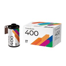 柯達 Vetrokam 歐洲沃克底片 Vetrokam400 彩色負片 彩色底片 黑白底片 iso400 27張 膠捲, 1個