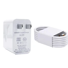 호환 Honor 66W 초고속 충전기 X9 X40 X30 X20 90 80 70 60 50 Pro SE Magic VS Fold V2 3 4 5 Play5 Type, 03 US and 1M Cable