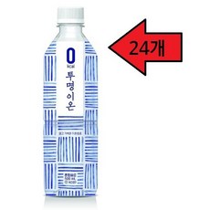 동원 투명 이온 제로, 500ml, 24개