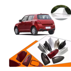 汽車改裝鯊魚鰭天線罩，多色可選，簡易安裝，提升車身美觀與運動感, 卡夢碳纖