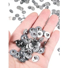 100개 내구성 있는 왁스 캔들 메이킹 메탈 심지 지지대 홀더 탭 도구 베이스 DIY, [01] 100PCS