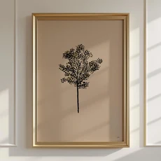 쿠쿠스토어 미니멀리스트 꽃무늬 빈티지 스타일 벽 장식 테라코타 홈 데코 심플한 페인팅 포스터, 07 G, 01 CHINA, 07 HW2021-05, 1개