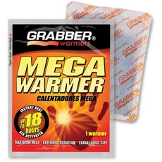 Grabber Warmers 메가 핫팩 18시 이상의 가열 1개 2996397